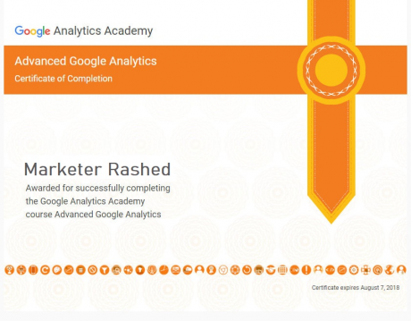 Rashed Miah Google Certificat